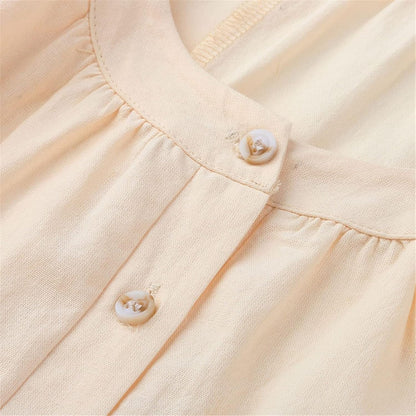 Women'S Jumpsuits Casual Baggy Overalls Cotton Long Rompers Wide Leg Solid Pants U Neck Summer One Piece Playsuit