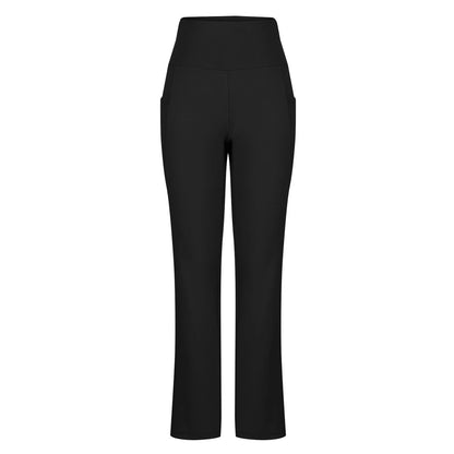 Womens Flare Yoga Pants Bootcut Workouts Leggings High Waisted Flares Bottom Work Pants with Pockets