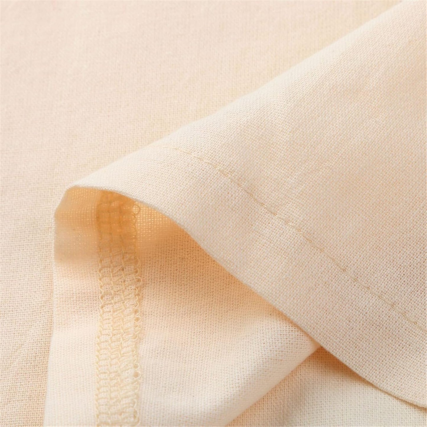 Women'S Jumpsuits Casual Baggy Overalls Cotton Long Rompers Wide Leg Solid Pants U Neck Summer One Piece Playsuit